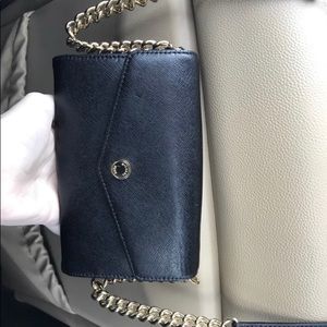 Michael Kors black crossbody wallet